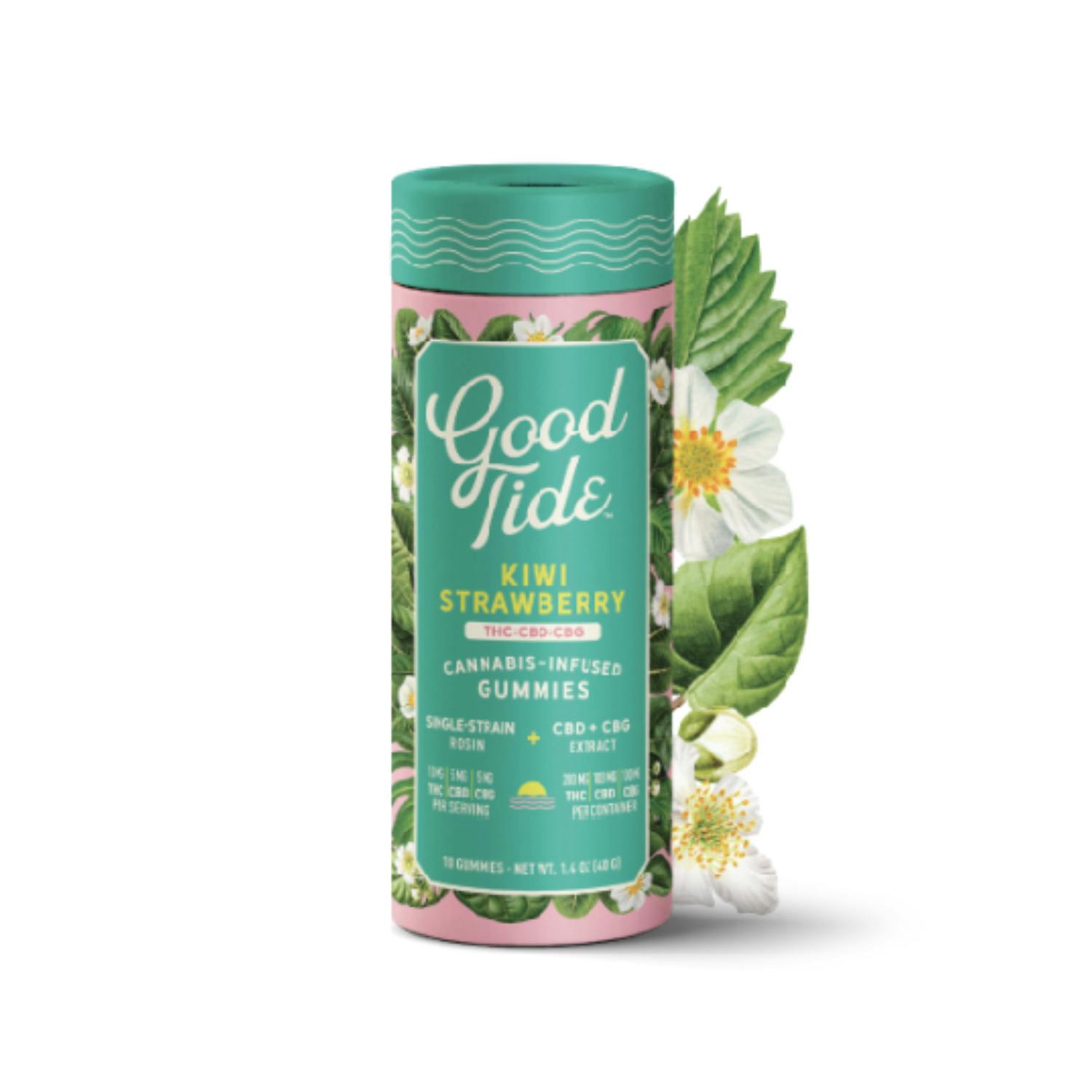 Good Tide by Wyld - Kiwi Strawberry - 200mg 2:1:1 THC:CBD:CBG