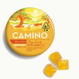 Camino - Mango 1:1 THC:CBD - 200mg Gummies (10x20mg)