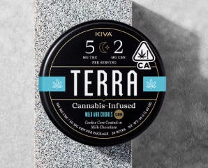 Terra Bites - Milk & Cookies CBN - 100mg Chocolate Bites (20x5mg)