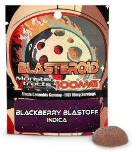 Blasteroid - Blackberry Blastoff - 100mg Single Gummy at Nirvana Cannabis - Marquette
