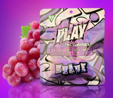 Play - Grape - 200mg Gummies (4x50mg)