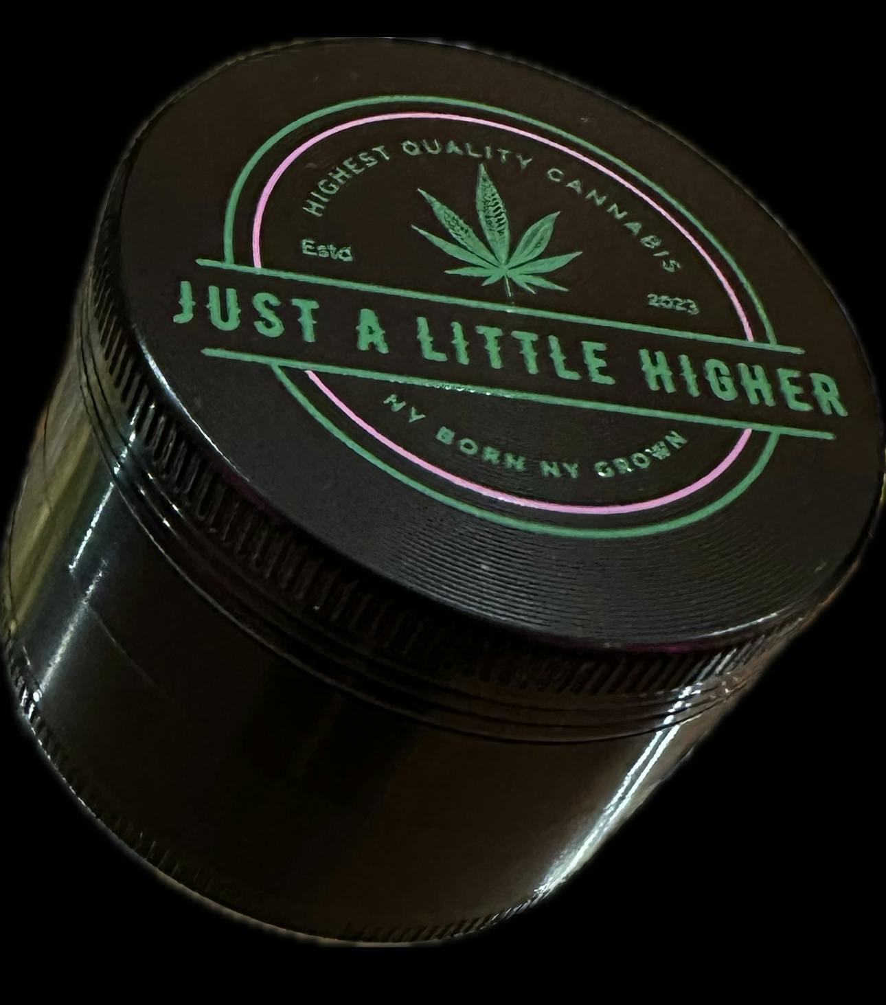 Just A Little Higher Logo Grinder