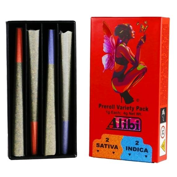 ALIBI - Combo Pack - Dream Star / Caramel Cream - 4 pk Pre-Rolls (1g ea. / 4g Total)