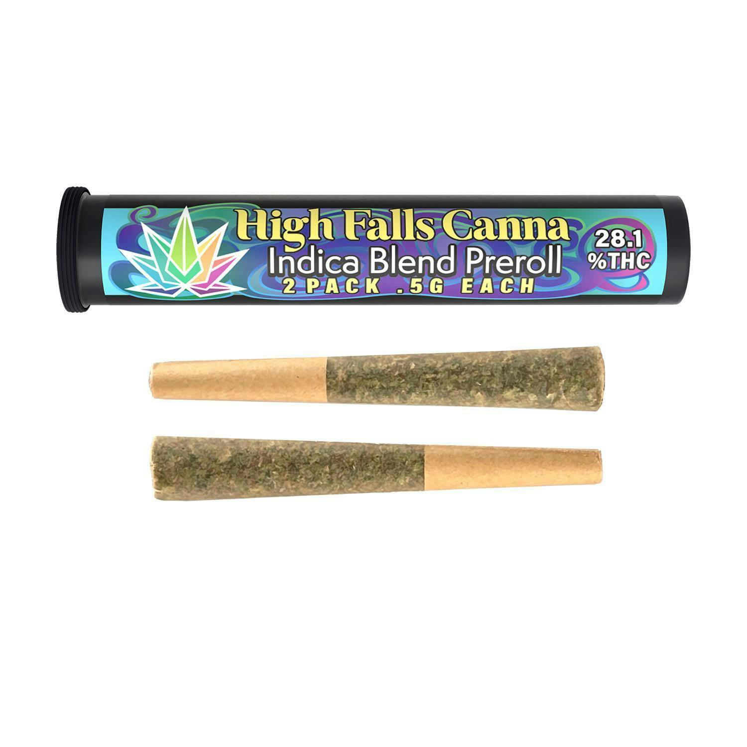 High Falls Canna - Indica Blend - Pre Roll 2pk (1g)