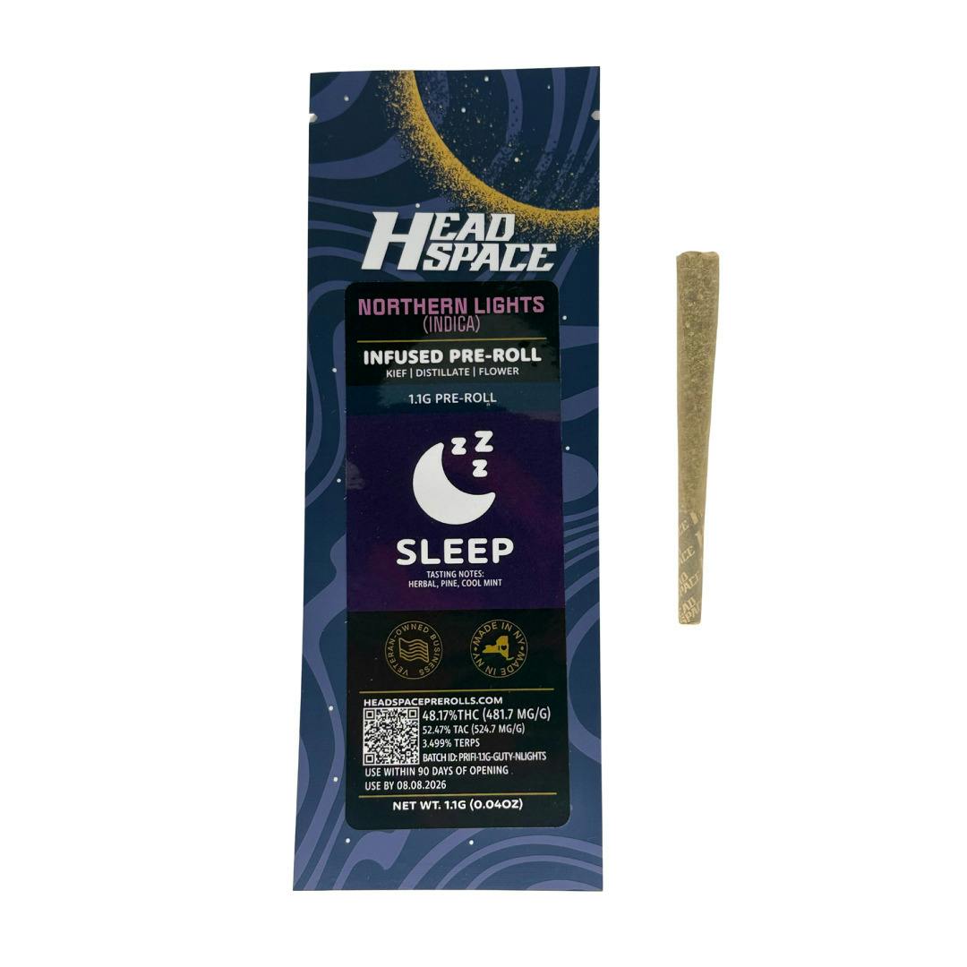 Head Space - Northern Lights - Infused Pre Roll (1.1g)