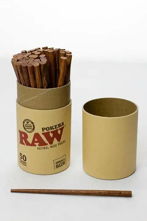 Raw : Natural Wood Poker 5.5"
