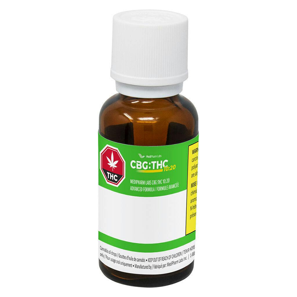 MediPharm Labs: CBG:THC 10:20 Advanced Formula 30ml Oils