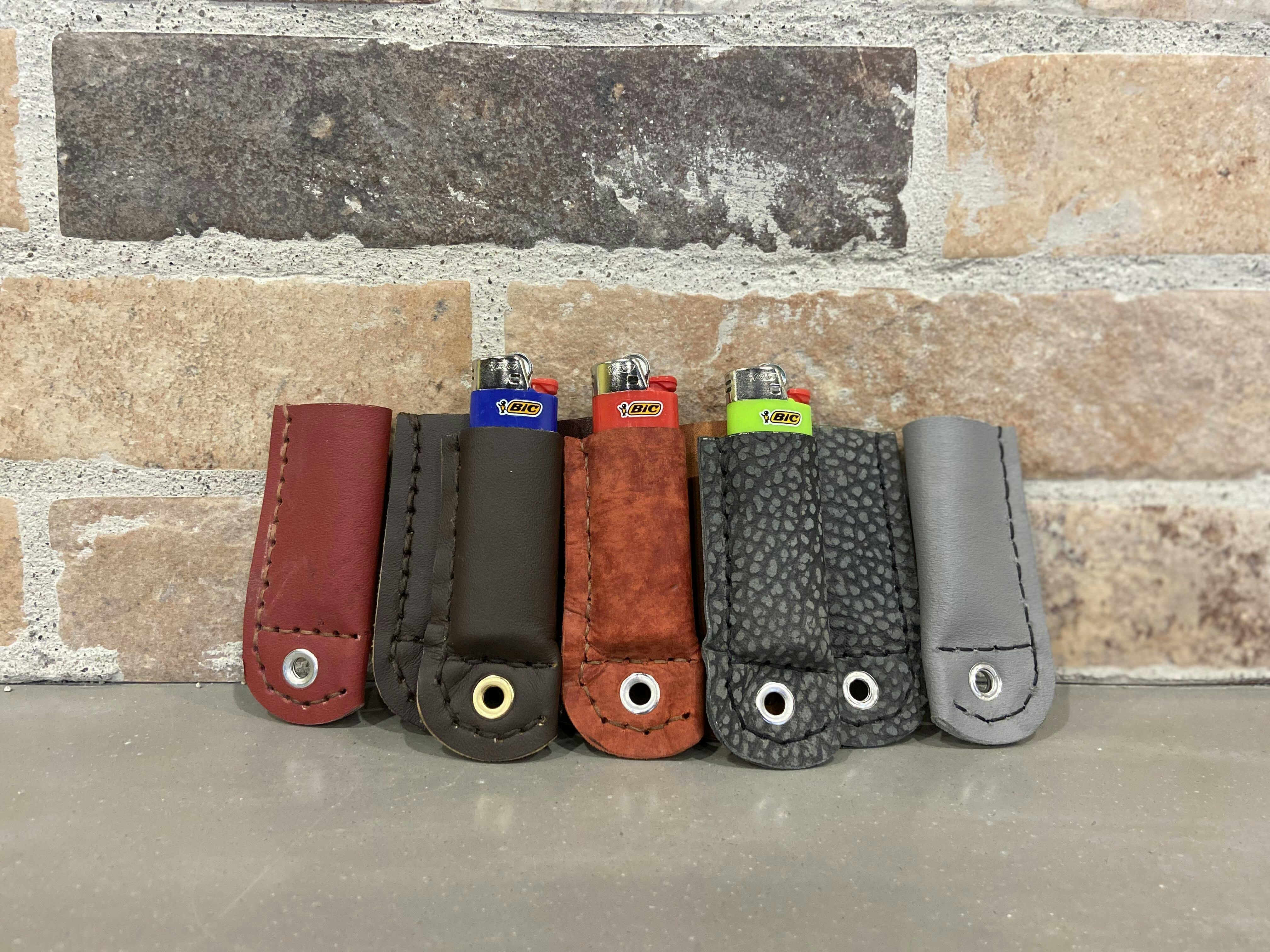 Local Handcrafted Leather Lighter Holder