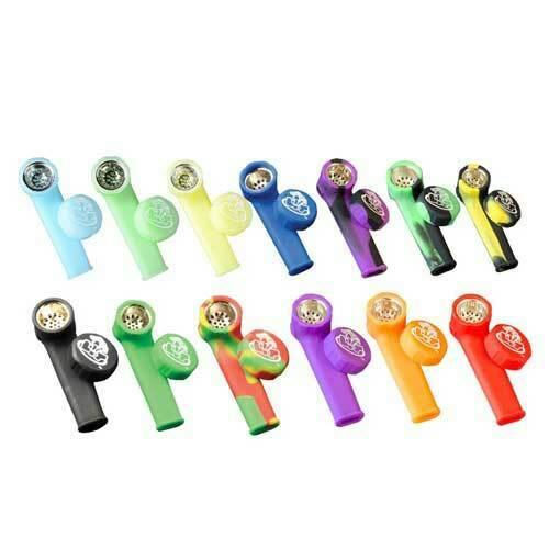 LIT Group - Silicone Hand Pipe Assorted Colours