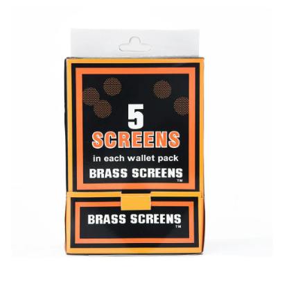 Brass Screens - 5 Brass Screens Wallet Pack