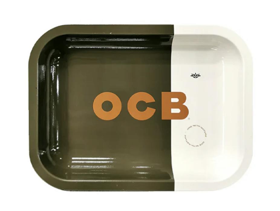 OCB - Metal Rolling Tray Prepack Series 3 - Small Tray w/ Papers