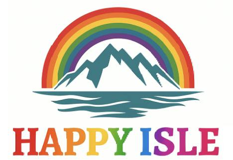 Live Happy - Pride Logo Sticker
