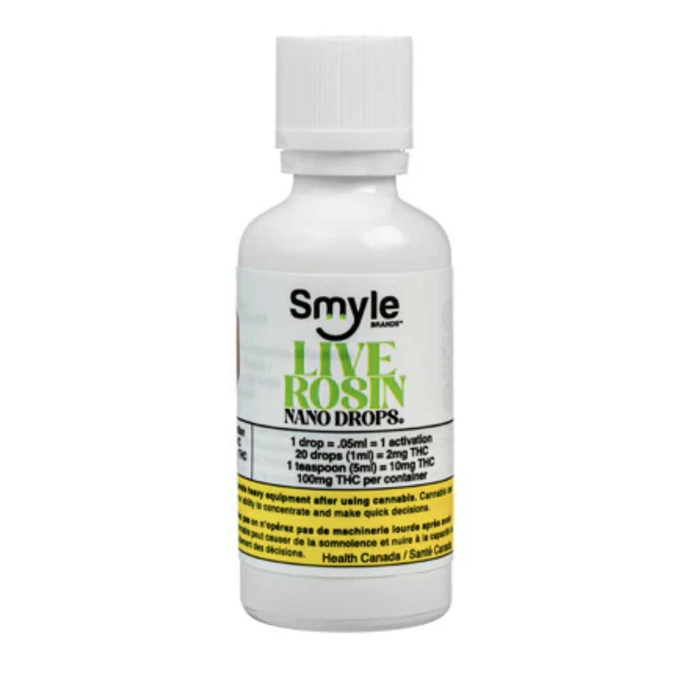 Smyle Brands - 100mg Live Rosin Nano Drops