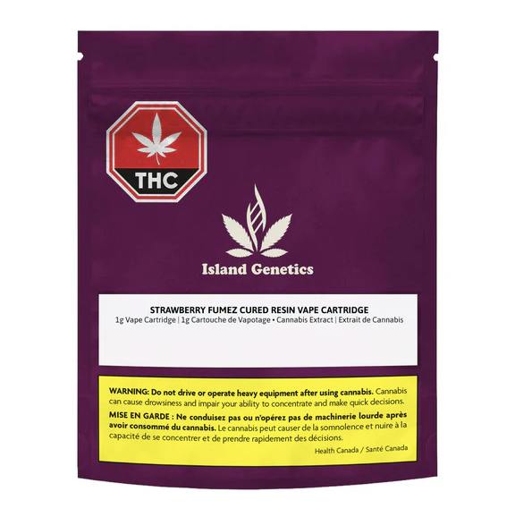 Island Genetics - Strawberry Fumez 510 Vape Cartridge 1g