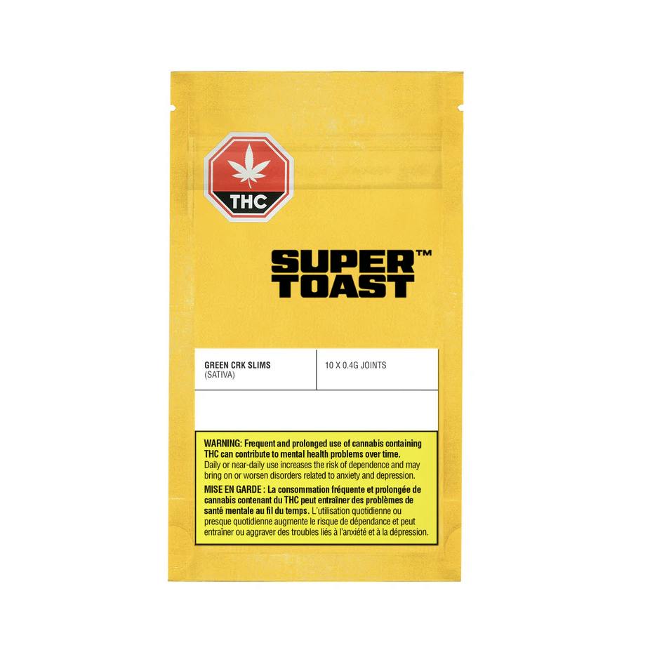 Super Toast - Green CRK Slim Pre-Rolls 10 x 0.4g