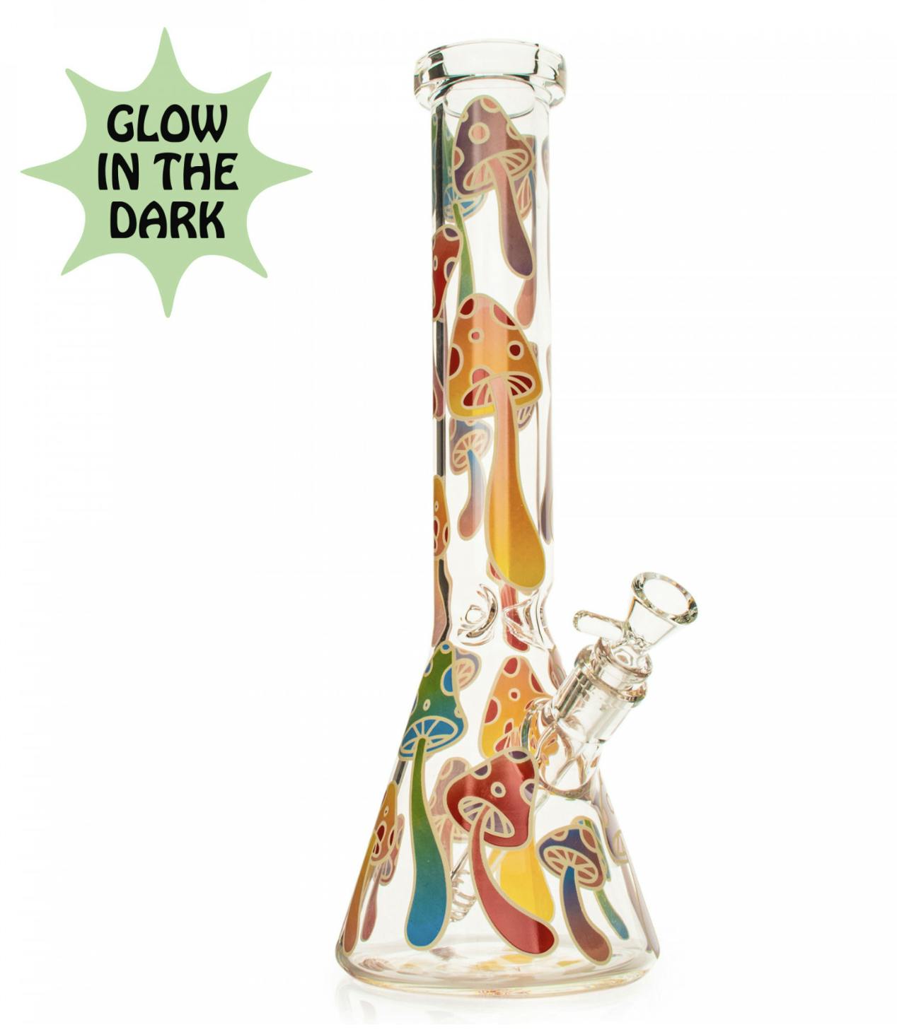 Red Eye - 15" Mushroom Magic Beaker Bong