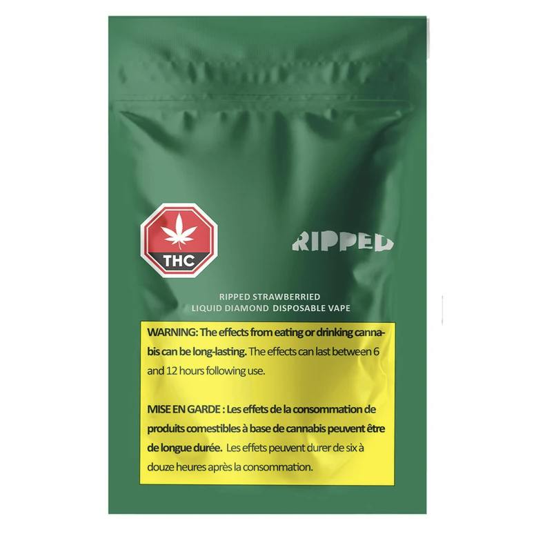 Ripped - Strawberried Disposable Vape 1g