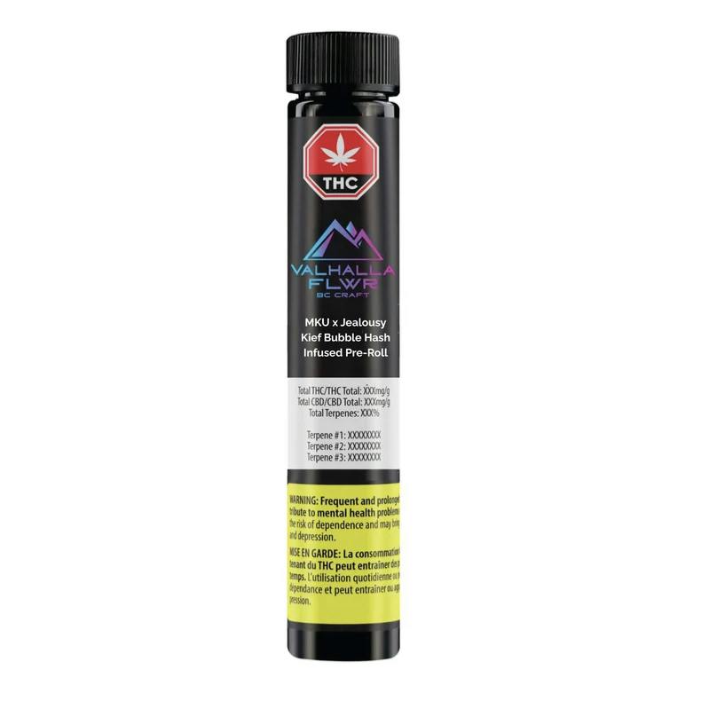 Valhalla Flwr - MKU × Jealousy Hash Infused Pre-Roll 1g