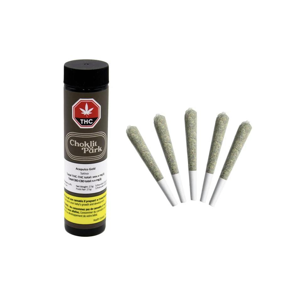 Choklit Park - Acapulco Gold Pre-Rolls 5 x 0.5g
