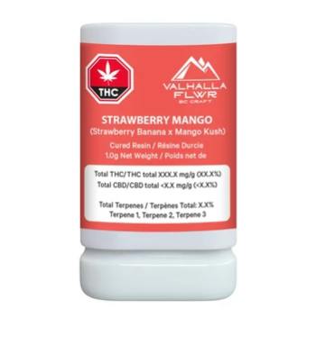 Valhalla Flwr - Strawberry Mango Cured Resin 1g
