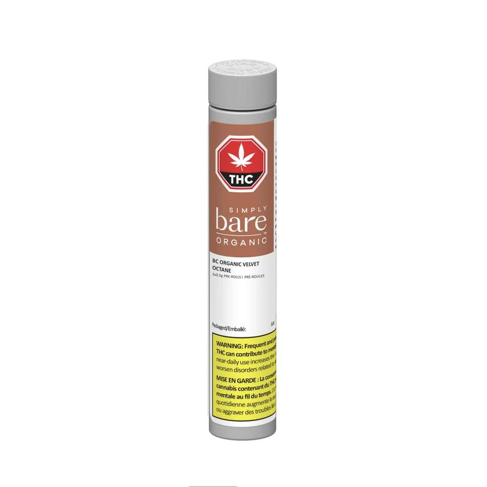 Simply Bare - Velvet Octane Pre-rolls 3 x 0.5g