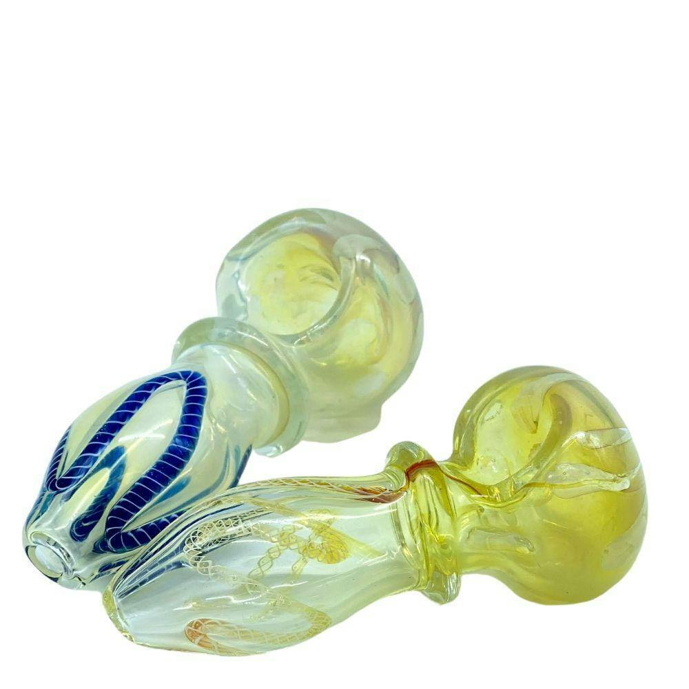 Lakeview - 2.5″ Spiral Ribbon Glass Handpipes -