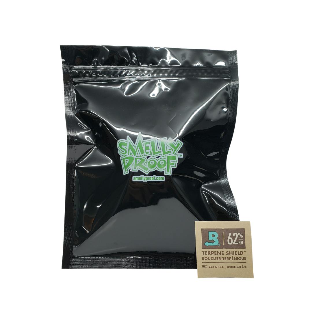 Smelly Proof Black Medium Bags with Boveda