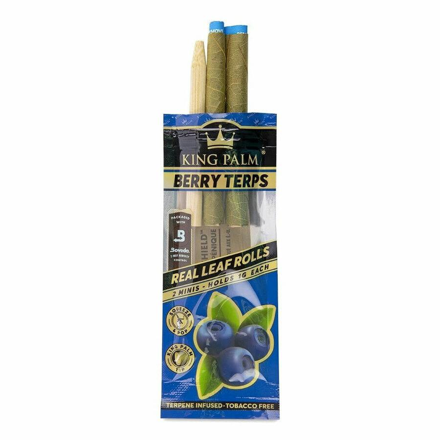 King Palm - Mini Pre-Roll Pouch; 2 per pack - Berry