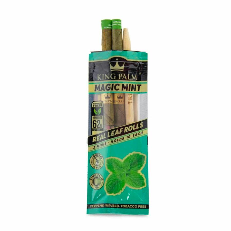 King Palm - Mini Leaf rolls Pouch 2 per pack- Mint