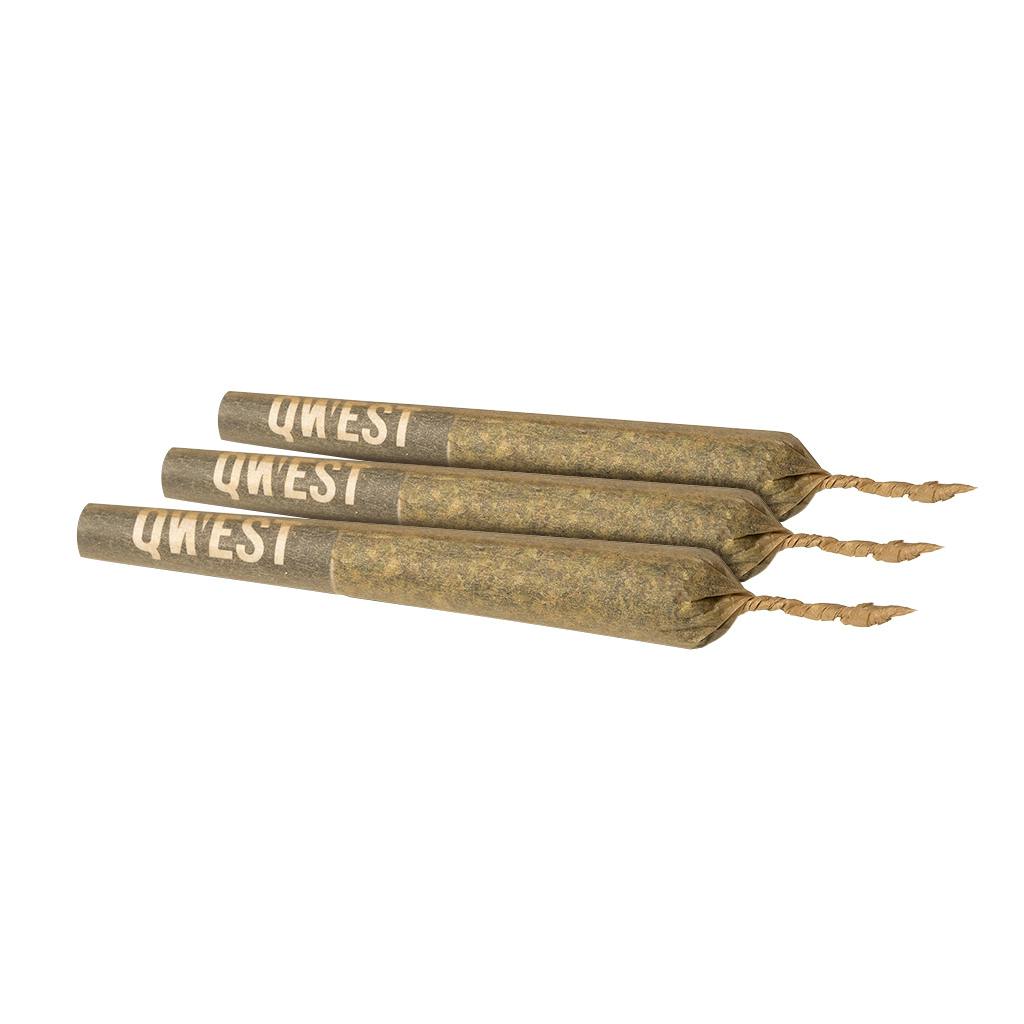 Qwest - Sour Tangie Diamond Infused Pre-Rolls - 3x0.5g