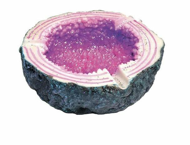 Purple Crystal Ashtray - 4.5"