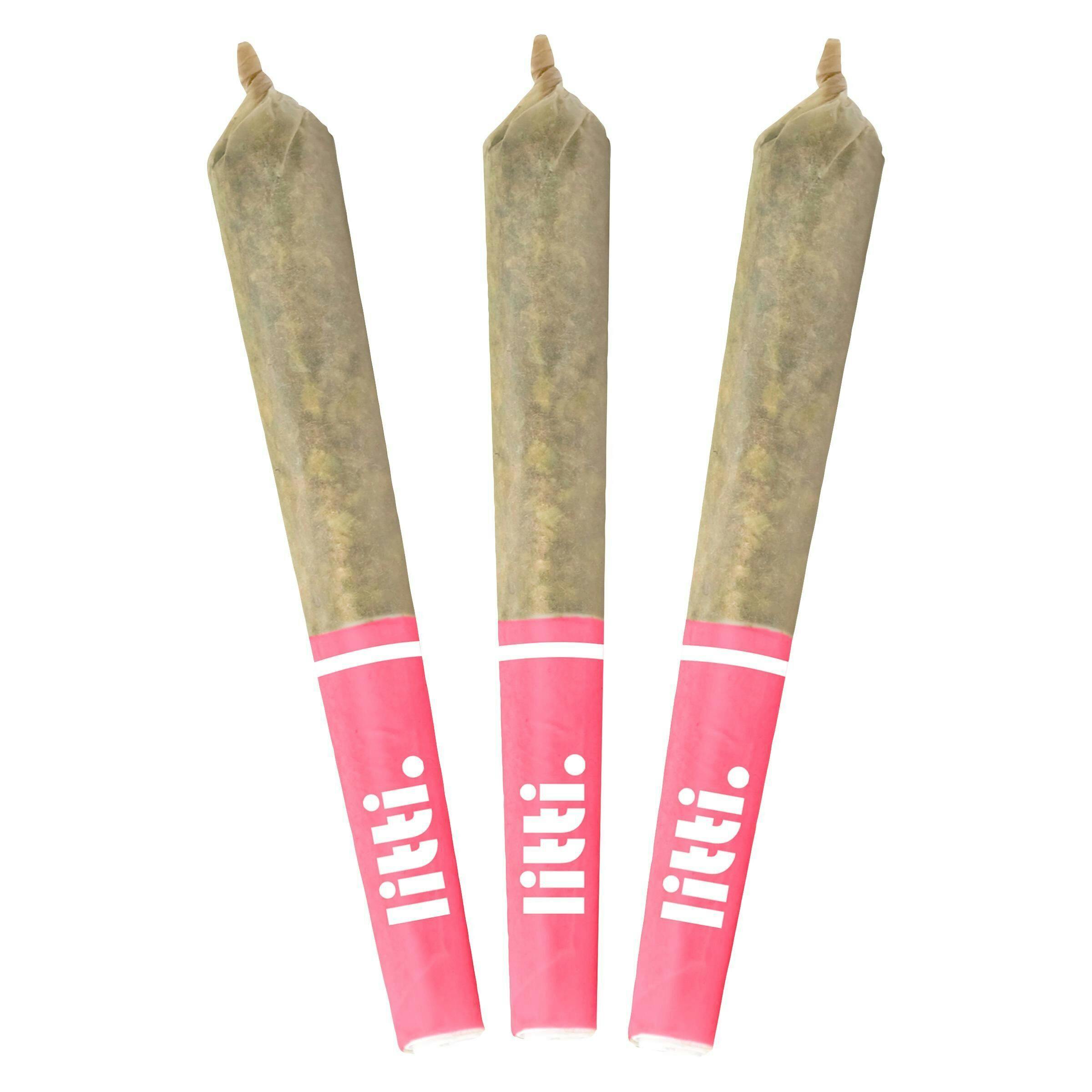 LITTI. - Gulupa Gulp Infused Pre-Roll - 3x0.5g