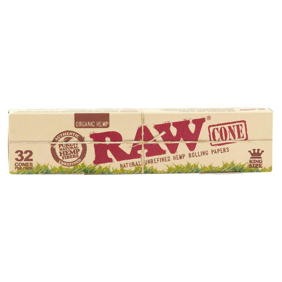 Raw Pre-Rolled Organic Cones King Size 32-Pack, 32 per Pack