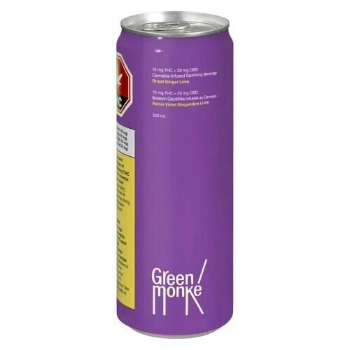 Green Monké - Grape Ginger Lime - 350ml