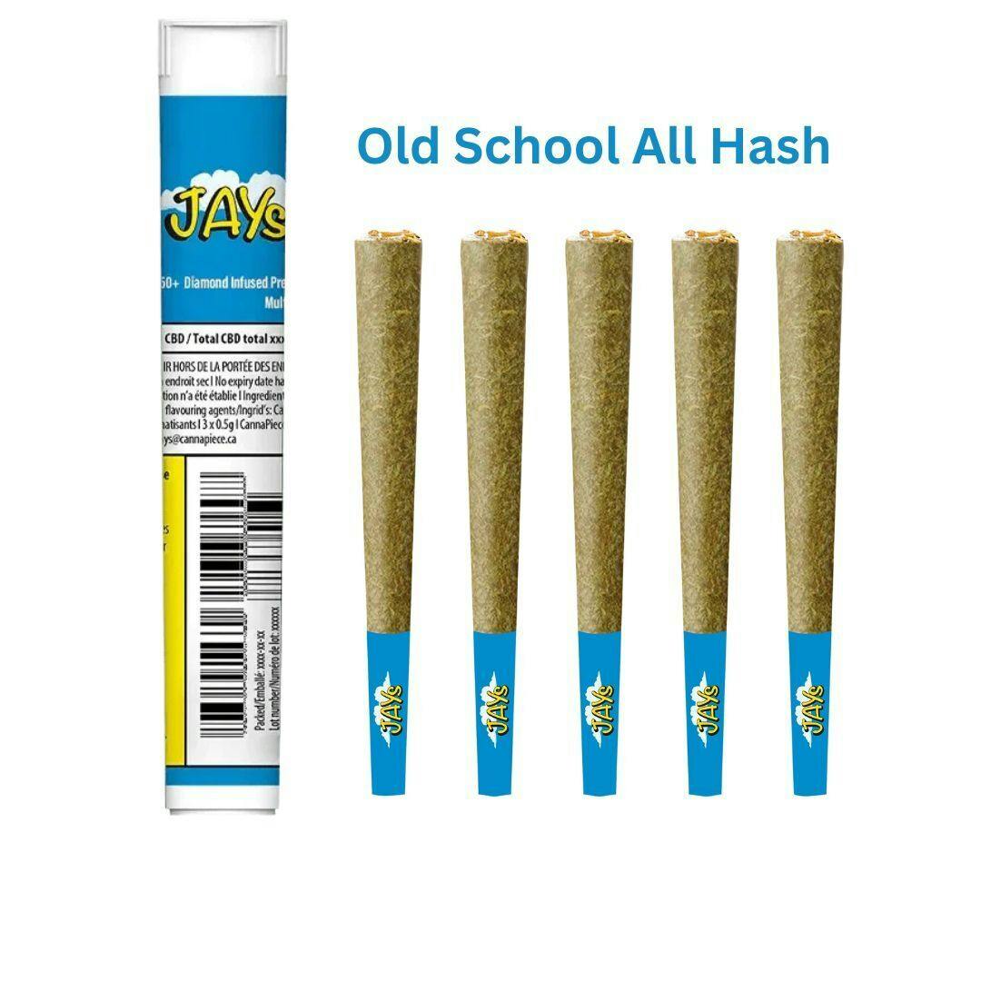 Jays - Old School All Hash Pre-roll - 5x0.5g