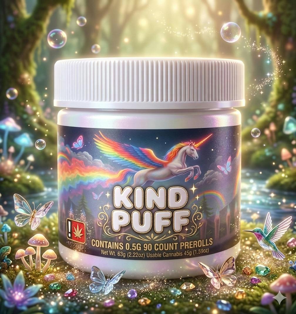 Puff Black Amber/blue Zushie/melona