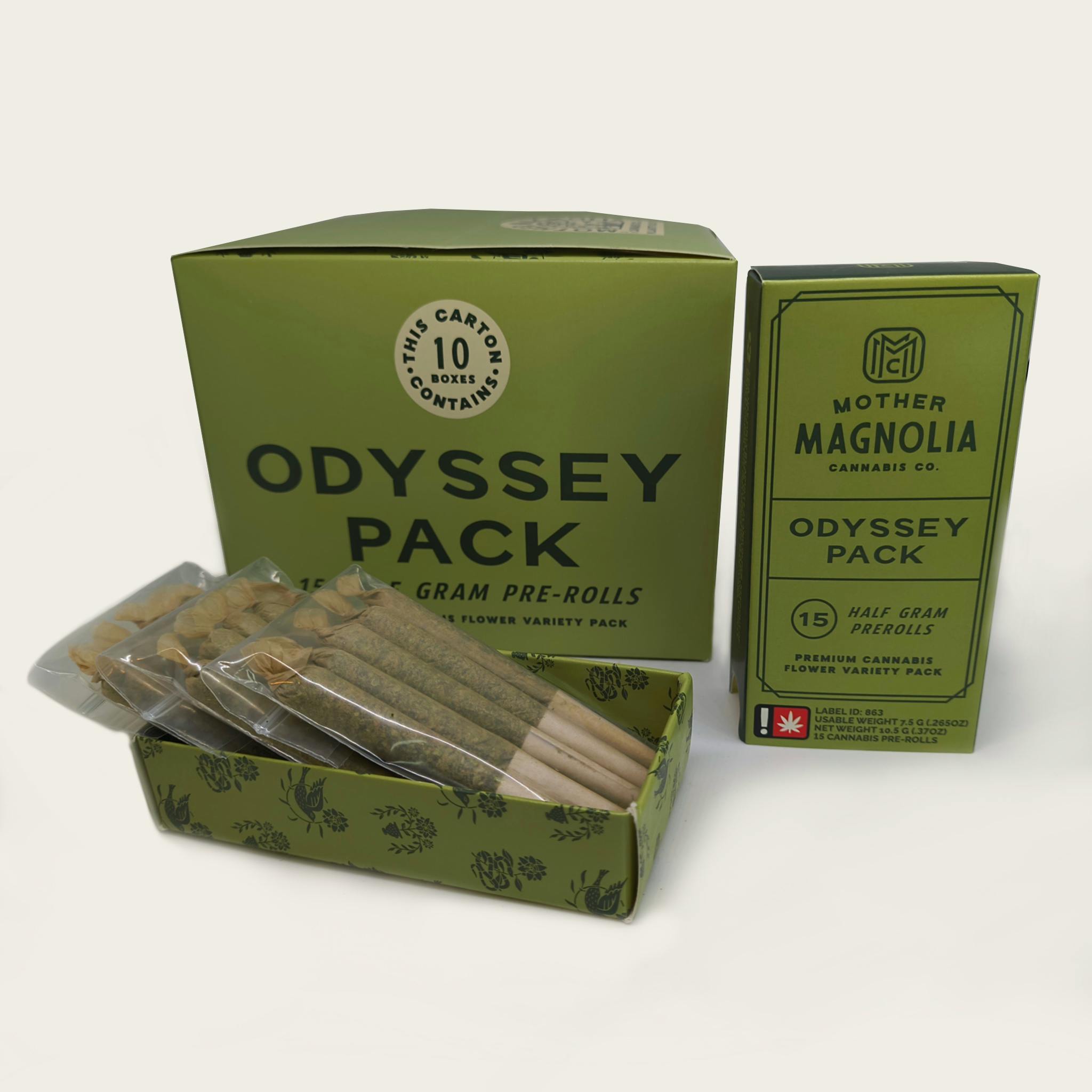 M3 - The Two/Fruit Tart/Snow Skunk - Odyssey Pack - .5g Preroll - 15 Pack