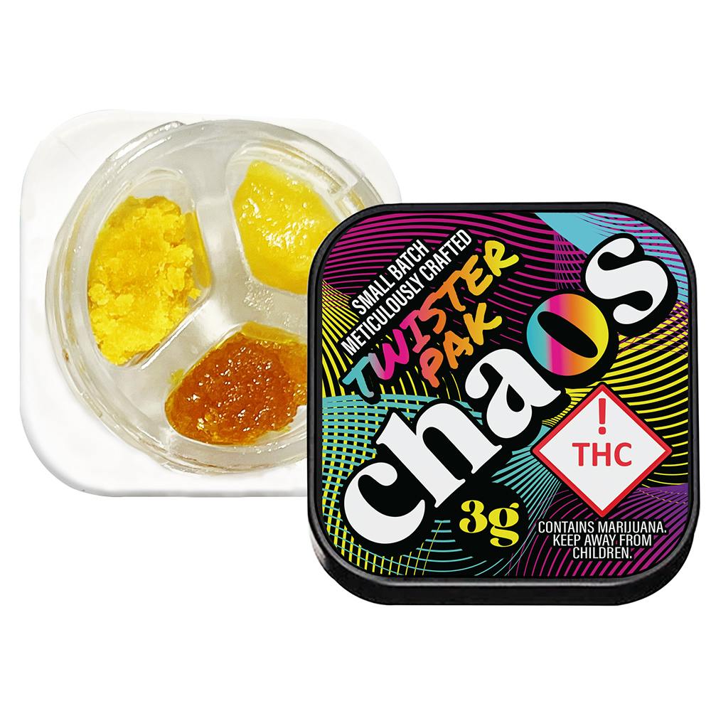 Chaos - Twister Pak - 3 grams - - Blue Dog x Mach Cake x Galactic Mac