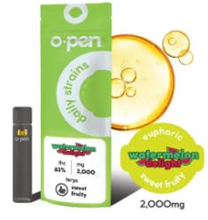 O.pen - Daily Strain Disposable Vape - 2000 mg - Watermelon Delight (H)