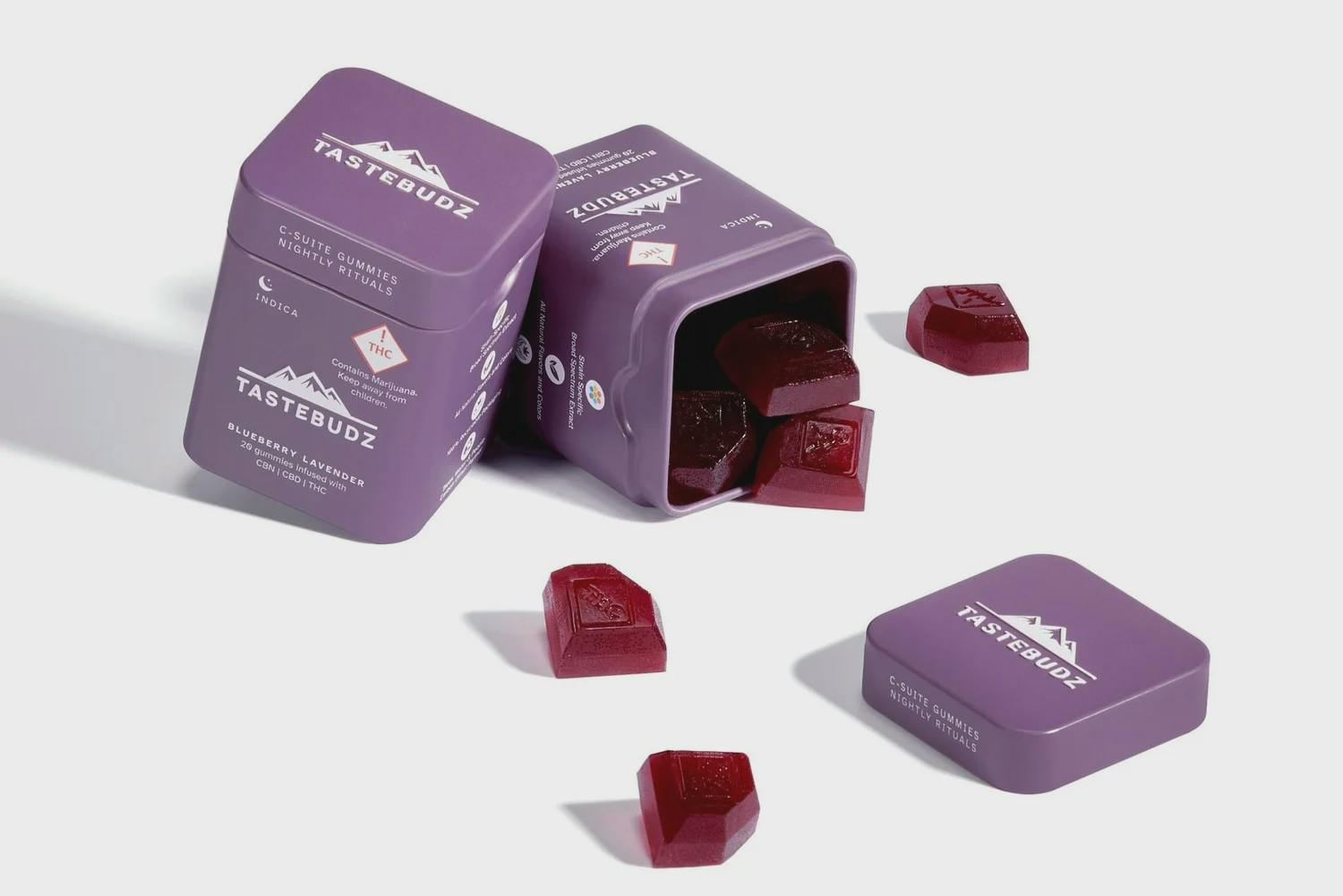 Tastebudz - Sleep & Relaxation 1:1:1 - Rosin Gummies - 100mg