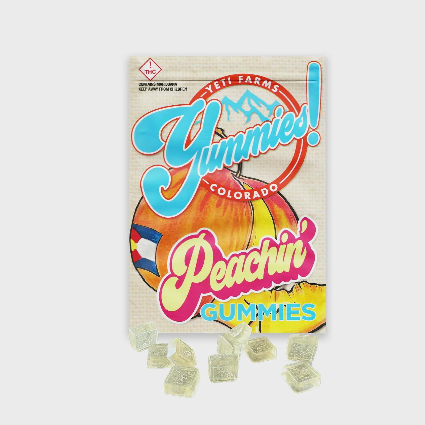 Yetibles - Peach - Gummies - 100 mg