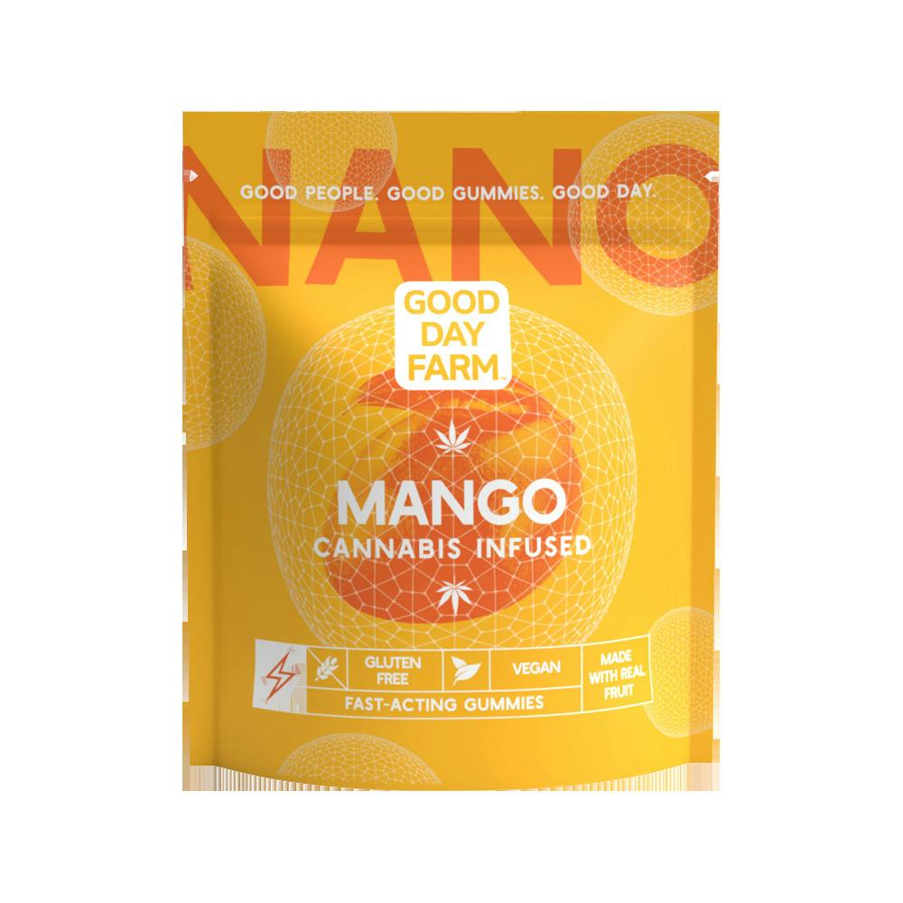 GDF: Fast-Acting Gummies | Mango | 100mg | 10pk at NOLA Cannabis Westbank Dispensary