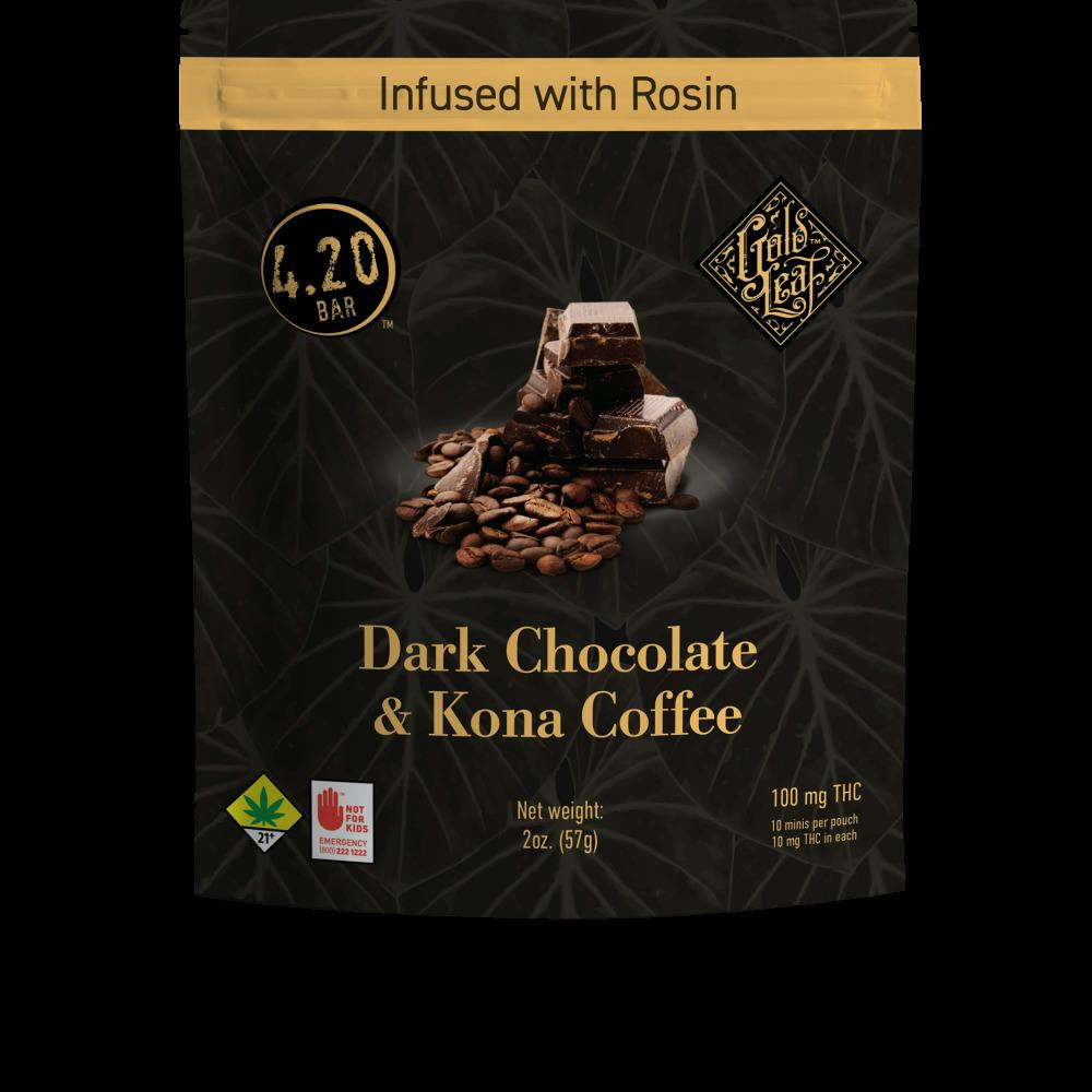Dark Chocolate & Kona Coffee 4.20 Bar
