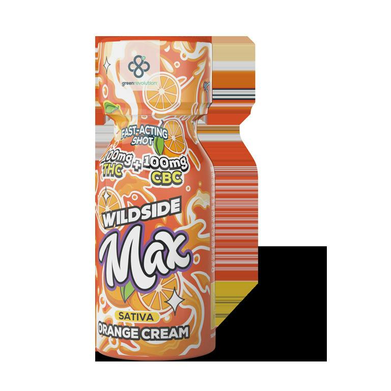 Orange Cream Wildside Max Shot [100 mg THC + 100mg CBC] (DOH)