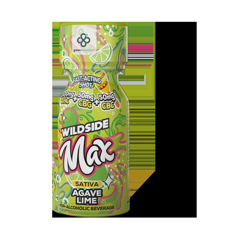 Agave Lime Wildside Max Shot [100mg THC + 50mg CBG + 50mg CBC] (DOH)