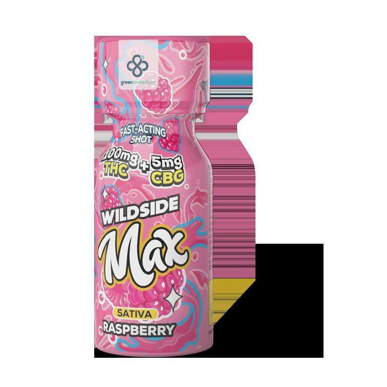 Raspberry Wildside Max Shot [100mg THC + 5mg CBG]