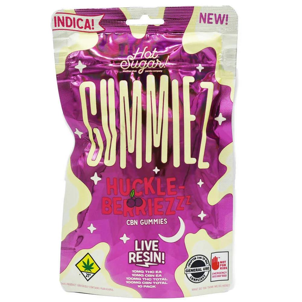 Gummiez | Huckleberry Gummies (1:1 CBN/THC) | 100mg | 10ct | 10mg/e