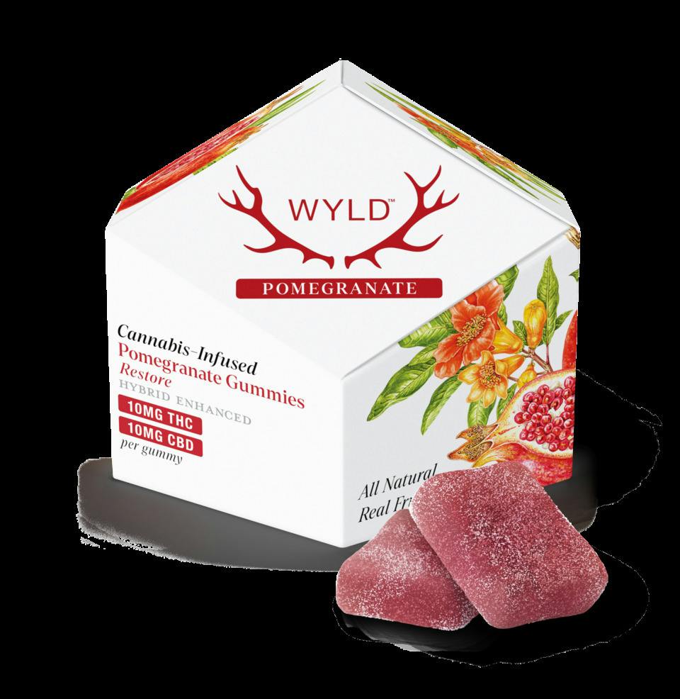 Pomegranate 1:1 CBD + Hybrid Enhanced Gummies (DOH)