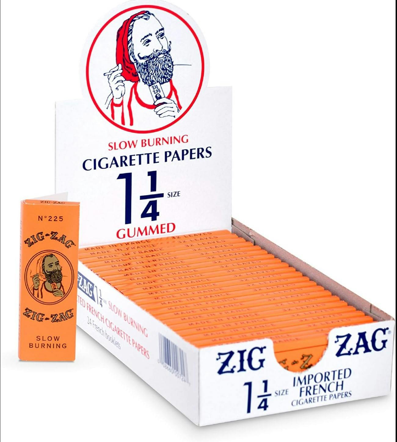 Orange 1 1/4 Rolling Papers
