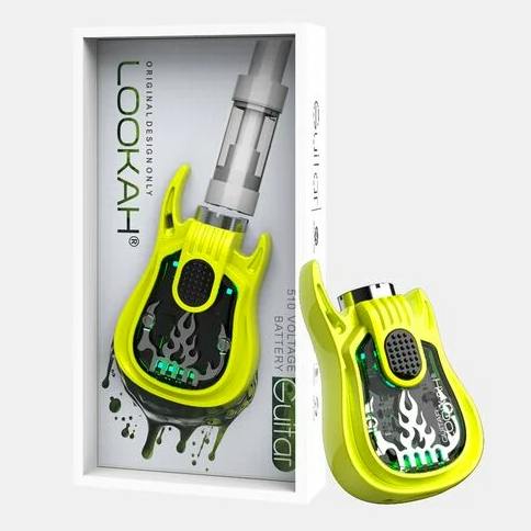 S&A Battery Lookah Guitar 350mAh - Neon Green